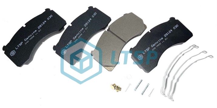 Колодки гальмівні 29124 (MERITOR DX195) комплект 4 шт.