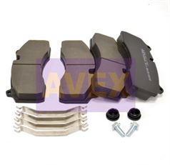 Колодки дискові з р/к, WVA 29181, 210.2x93.4x29.8