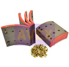 Накладки гальм. з заклепк. std19487/19495 17.2-12.1 (410x183)(93059 8x18 64)