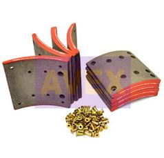 Накладки гальм. з заклепк. 1-рем. 19487/19495 18.3-13.1 (410x183)(93059 8x18 64)