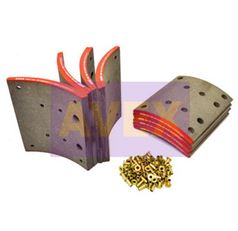 Накладки гальм. з заклепками std19496 17.0 (410x223)(94059 8x18 64)