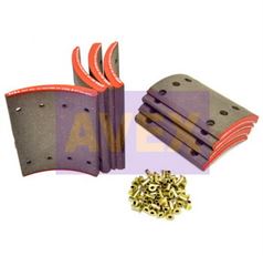 Накладки гальм. з заклепками std 19574 18.0-11.0 (300x200) (93251 8x15 64)