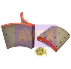 Накладки гальм. з заклепками std 19933 (413x254) (6.35x19.5 64)