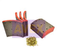 Накладки гальм. з заклепк. std19939 18.0-13.5(410x200)(93683/l8 6.35x12.7 112)