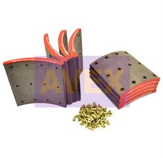 Накладки гальм. з заклепк. 1-рем. 19939 19.0-14.5(410x200(93680/l8 6.35x12.7 112)