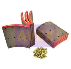 Накладки гальм. з заклепк. std19940 18.0-13.5(410x223(93680/l8.5 6.35x13.5 96)