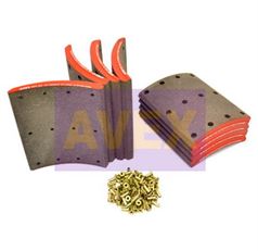 Накладки гальм. з заклепк. 2-рем. 19068(410x223(93683/l8 112)