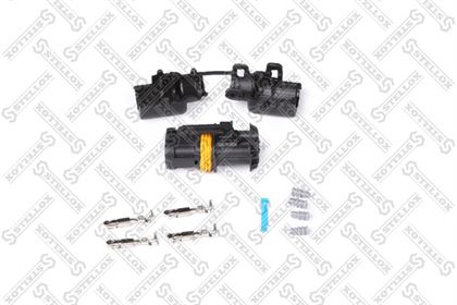 Штекер черный 4-pol штекер, личинки, уплотнения, защитный колпачок