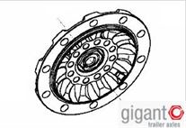 Фланец ступицы 22,5"