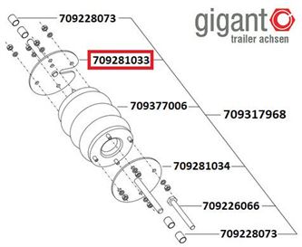 Фланец пневмобаллона