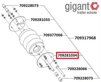 Фланец пневмобаллона