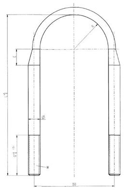 Стремянка М24х2/345 R64,5 10.9