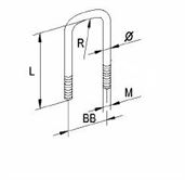Стремянка М22х1,5/L=240/R=64,5/BB=151