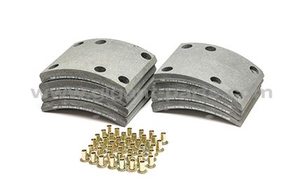 Накладки тормозные 3012/0 комплект на ось (с заклёпками)