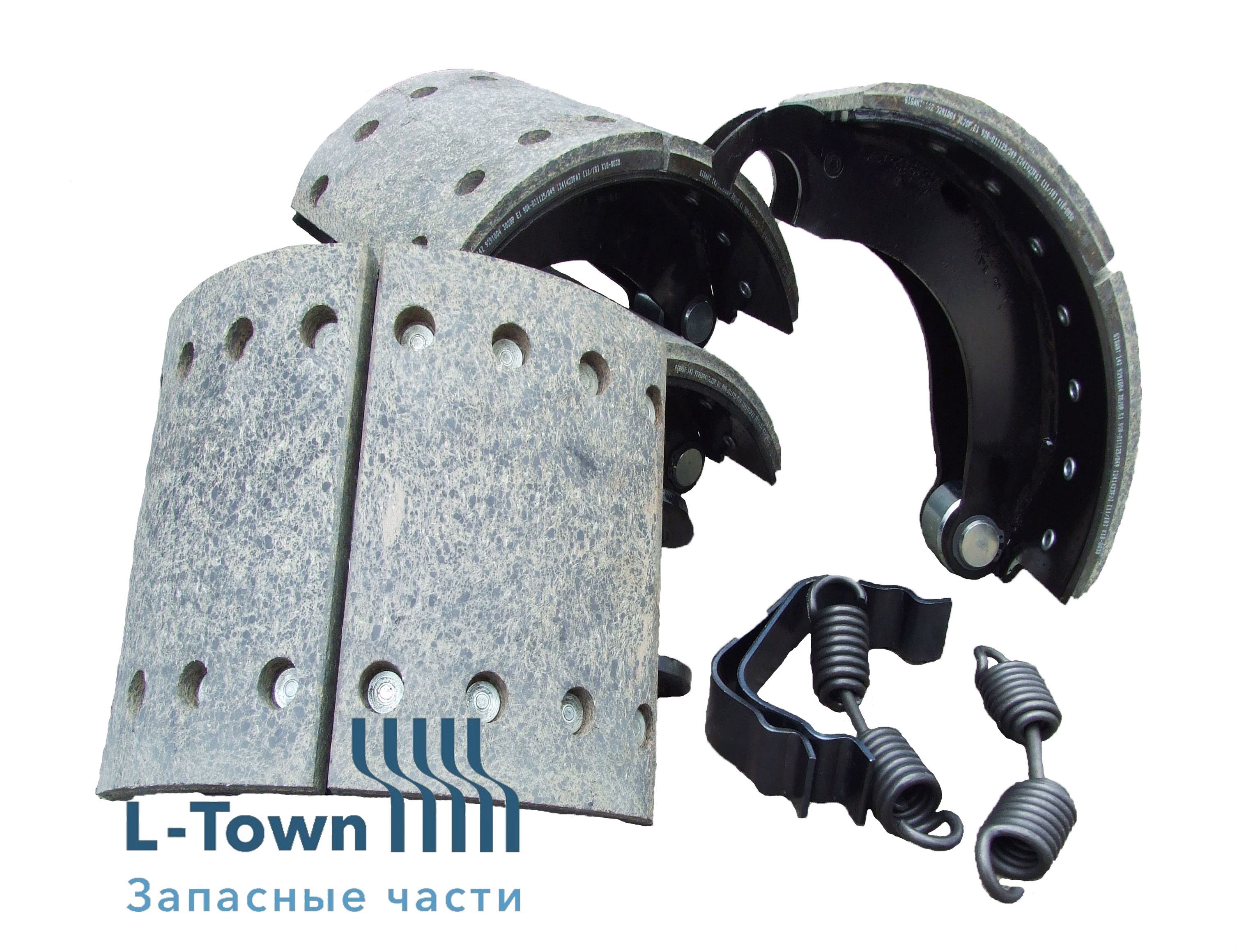 Колодки тормозные в сборе 3020 (к-т на ось 4шт)