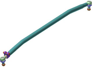 Тяга рульова поперечна L=1650 мм MAN M2000