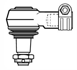 Накінечник рульової тяги, різьба права