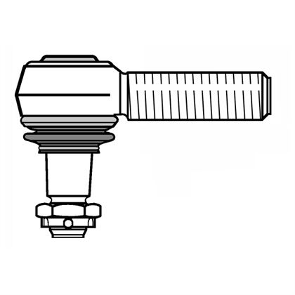 Накінечник рульової тяги, різьба права MB ACTROS/ATEGO/AXOR