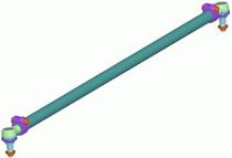 Тяга рульова поперечна DAF XF106 EURO 6 >2012 L=1766 мм