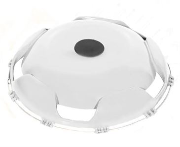 Ковпак пластиковий на заднє колесо 22,5 Білий