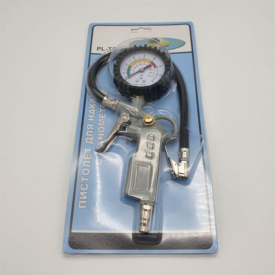 Пістолет підкачки шин з манометром