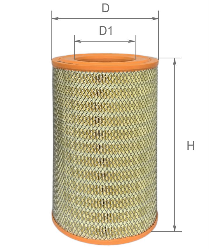 Фільтр повітряний (KamAZ Euro3,JD,Volvo)