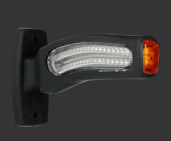 Комплект габаритов заноса прицепа Диодные "Режим мигания" 15см BAD 24v