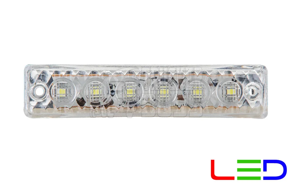 Габаритный фонарь светодиодный Белый 24v 6LED NOKTA