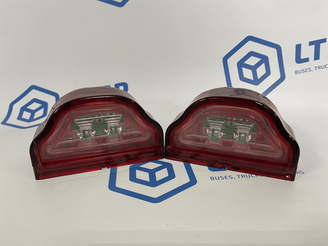Подсветка номера LED красная 12-24v