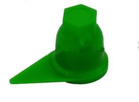 Колпачок колесный D32мм зеленый "Стрелка"