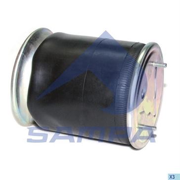 Пневморесора зі склянкою в зборі (сталь) 4022NP03 SAF 2618V (2 шп. М12мм,1 отв. М22х1.5мм) \SP 55402