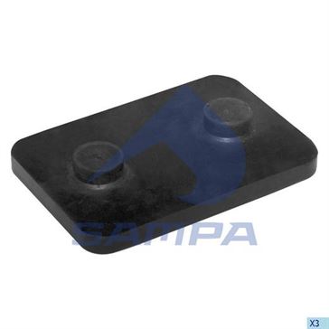 Відбійник 55x80.5x14 ресори Mercedes \ 6673250084 \ 011.140