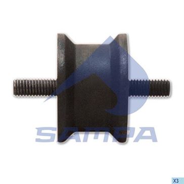 Буфер кріплення радіатора (М10 / 55х79) Mercedes \ 3475040012 \ 011.151