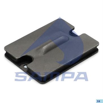 Буфер 70x90x18,5 ресори MAN TGL, TGM, Mercedes Atego \ 6753250284 \ 011.165