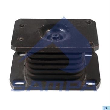 Подушка рессоры; задняя спец.исполнение H=120 Mercedes Actros 1831-4148/ 011.180/ 0003250896  