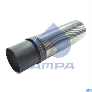 Труба гофрована без фітингів