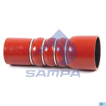 Гофра интеркулера (50 / 65х190) червона MAN \ 81963200168 \ 021.015