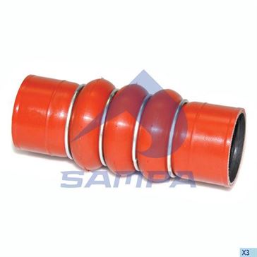 Патрубок турбонагнетателя (50х160) червона MAN \ 81963200159 \ 021.020