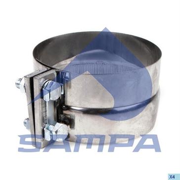 Хомут выхлопной трубы (d127 mm) Mercedes \030.445  