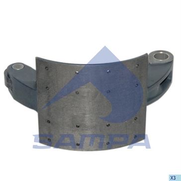 Колодка торм. барабан. 203mm SCANIA / 041.017 / 1104544 / 1426254