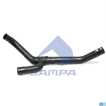 Патрубок радіатора 26,8mmx30mmx30,5mm DAF XF 105, XF 96 \ 1399817 \ 050.257