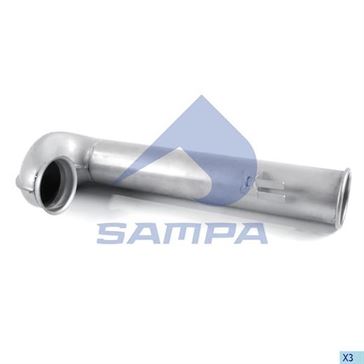 Труба приемная глушителя DAF CF 75 (01-)/ 050.486/ 1611176  