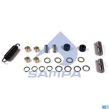 Ремкомплект барабанной тормозной колодки DAF 75,85CF \050.552 