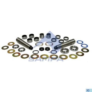 Ремкомплект шкворня DAF CF75,85, XF95,105 на вісь (M33x3,5 / d40,5 / d55x266) \ 0683470 \ 050.567