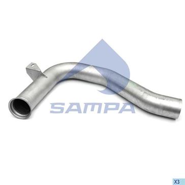 Труба проміжна глушника DAF XF95 / 051.005 / 1610673