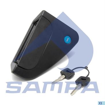 Ручка DAF F85, CF65,75,85 двері зовнішня ліва / 051.360 / 1617040