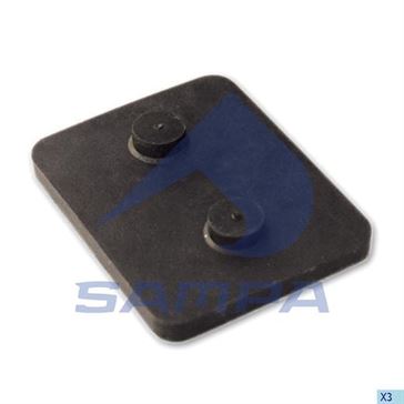 Буфер (отбойник) рессоры Mercedes 65x80.5x13 \6733250284 \ 011.075