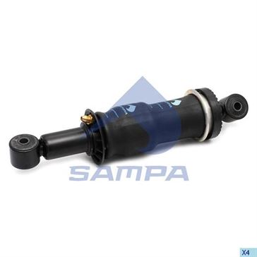 Амортизатор кабины -задн.(пневмо) 355x410 O/O 14x45 14x45 Volvo FH12/16