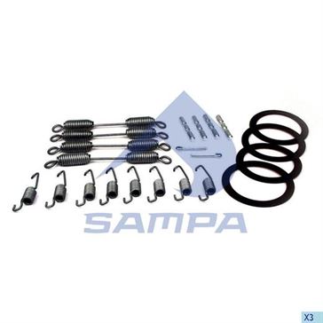 Ремкомплект пружин колодок тормозных на ось BPW \0980102010 \ 070.555  