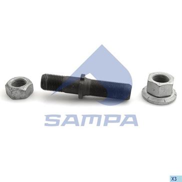 Шпилька колісна M22x2 M22x1.5 114 (К-КТ з гайками) BPW \ 0980623220 \ 070.683